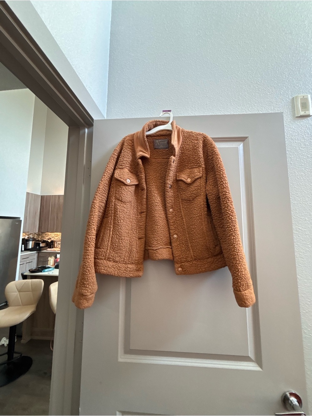 The Normal Brand Caramel Teddy Sherpa Jacket